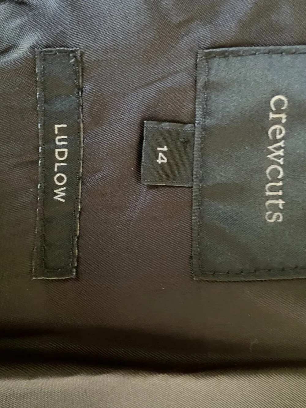J.Crew Boys Navy Wool Tuxedo Suit.